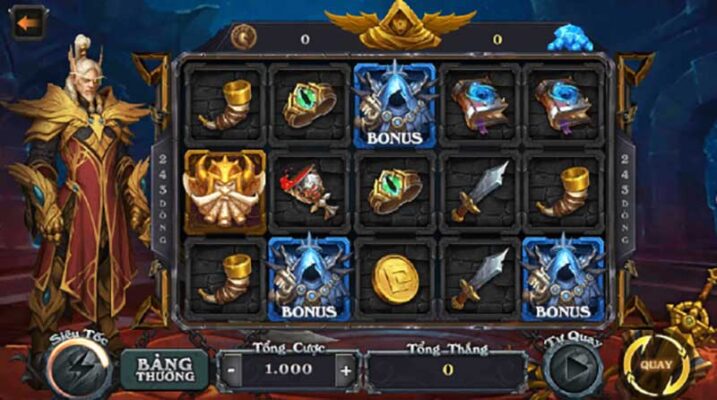 Các biểu tượng và tính năng trong slot game