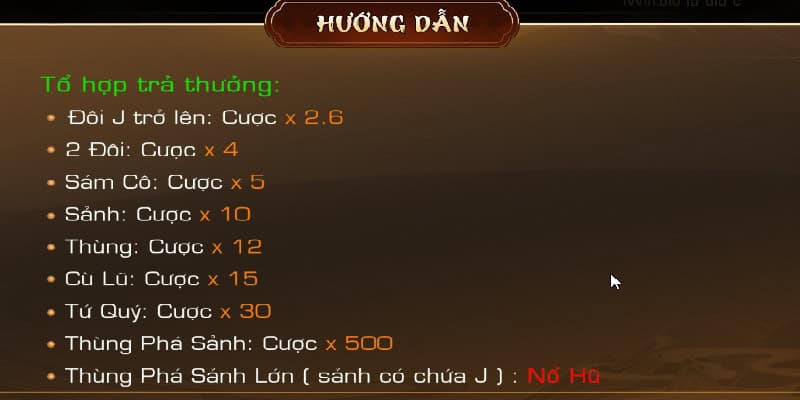 Có thể tùy chọn số vòng mức cược và nhấn spin