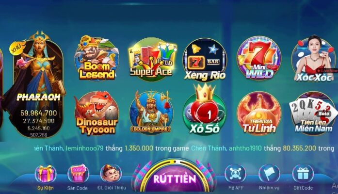 Quy tắc quay thưởng game Tứ Linh tại Nhatvip