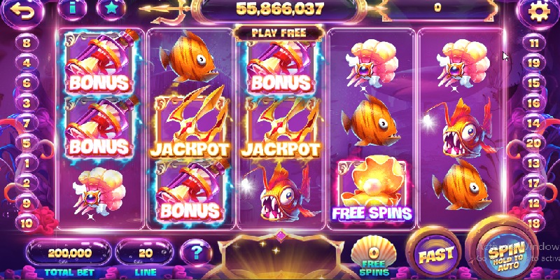 Thủy cung là game slot có đồ họa 3D sống động, vui nhộn